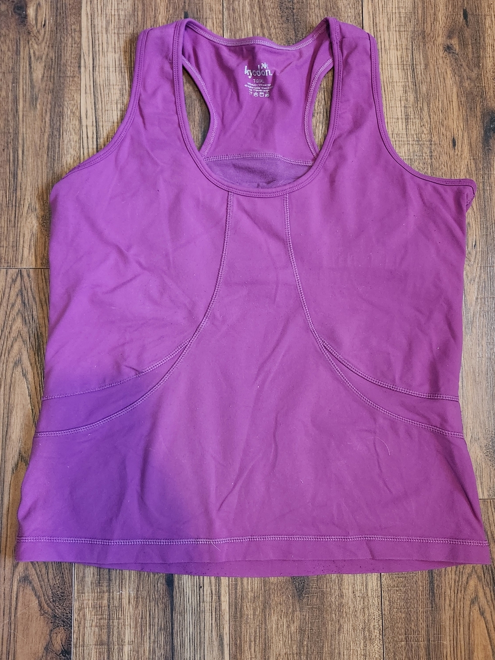 Kyodan Plum Racerback Active Tank - Deep Purple
